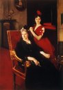 Mrs Edward Burckhardt And Her Daughter Louise 1885