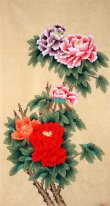 Pivoine - Peinture chinoise