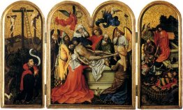 Triptych: The Two Thieves with the Empty Cross, The Entombment,