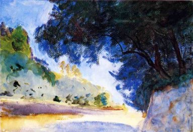 Landscape Pohon Zaitun Corfu 1909