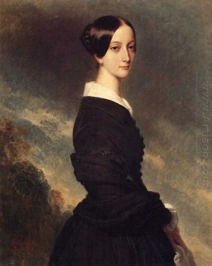Portrait Of Francisca Caroline De Braganca 1844