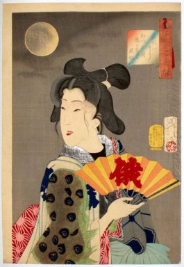 The Appearance Of A Brothel Geisha Of The Koka Era