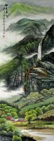 Montagnes, l'eau - peinture chinoise