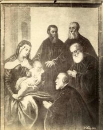 The Virgin And Child With Four Senators