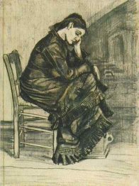 Bent Figure Of A Woman Sien 1882