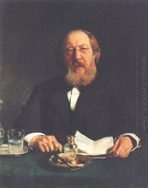 Stående av Poet And slavofila Ivan Sergeyevich Aksakov 1878