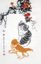 Cat - Peinture chinoise