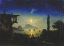Noche de luna en la Crimea Gurzuf 1839