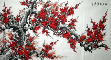 Plum Blossom - peinture chinoise