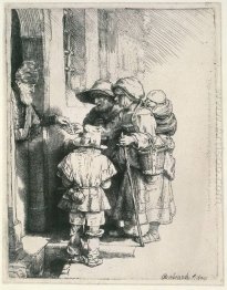 Beggars On The Doorstep Of A House 1648