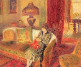 The Artist's Wife Knitting