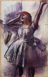 dancer with left arm raised 1887