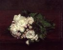 Flores Rosas brancas 1871