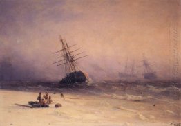 The Shipwreck On Northern Sea 1875