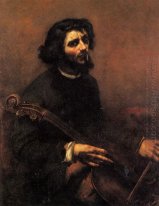 The Cellist Self Portrait 1847