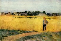 In The Wheatfield At Gennevilliers 1875