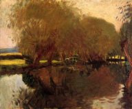 A Backwater At Calcot Near Reading 1888