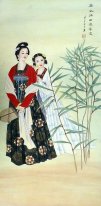 Belle Dame - Peinture chinoise