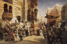 The Handing Over Of The Sacred Carpet In Cairo 1876