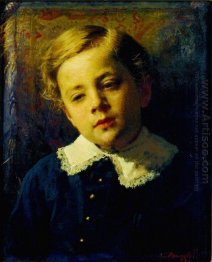 Portrait Of Sergei Kramskoy The Artist S Son 1883