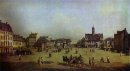 La Plaza del Mercado Nuevo en Dresden 1750