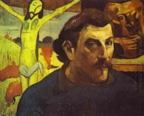 self portrait with the yellow christ 1890