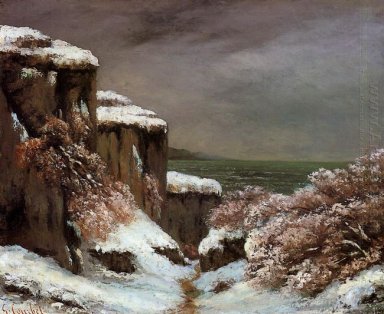 Scogliere al mare in The Snow 1870