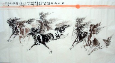 Kuda - Lukisan Chinse