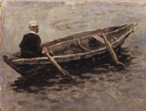 On Boat Study To The Conquest Of Siberia By Yermak