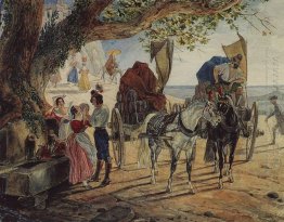 Stroll At Albano 1833