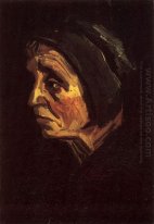 Head Of A Peasant Woman With Dark Cap 1885 1