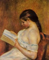 Young Girl Reading 1895