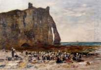 Die Wäscherinnen von Etretat 1890