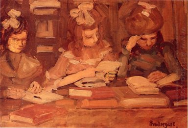 Dans La Bibliothèque alias Trois School Girls