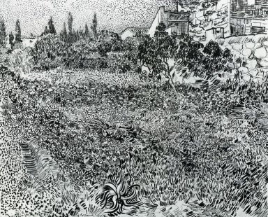 Jardín con las flores 1888 2