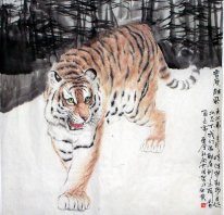 Tiger - la pintura china