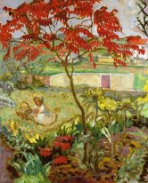 Garden With Red Tree 1909