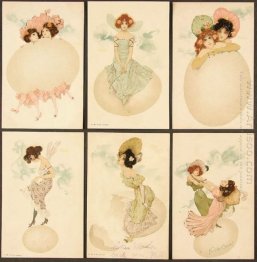 Girls And Eggs 1901