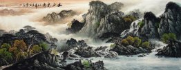 Bergen en water - Chinees schilderij