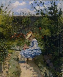 jeanne in the garden pontoise