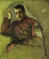 Portret van Sergej Diaghilev 1904