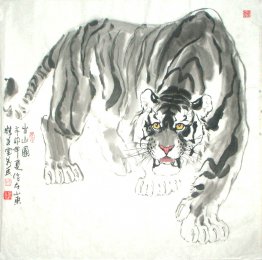 Tiger - la pintura china