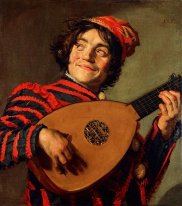 Portrait of a Jester with a Lute