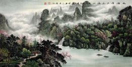 Montagnes et l'eau - peinture chinoise