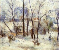 garden under snow 1879