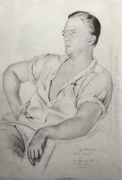 Portrait Of A K Mineev 1923