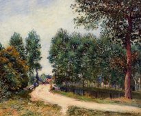 the path from saint mammes morning 1890
