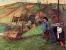 paisagem de Brittany 1888