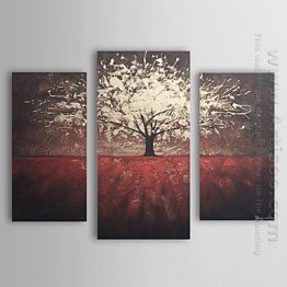 Hand-painted Landscape Oil Painting - Set of 3