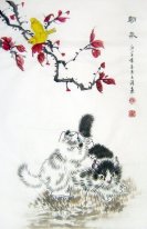 Cat - Peinture chinoise